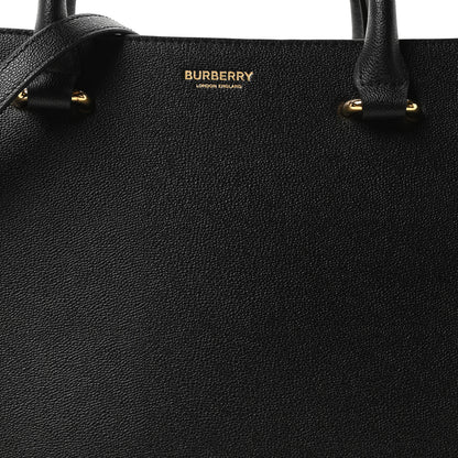 Burberry Calfskin Mega Check Small Banwell Tote Black 8 of 10