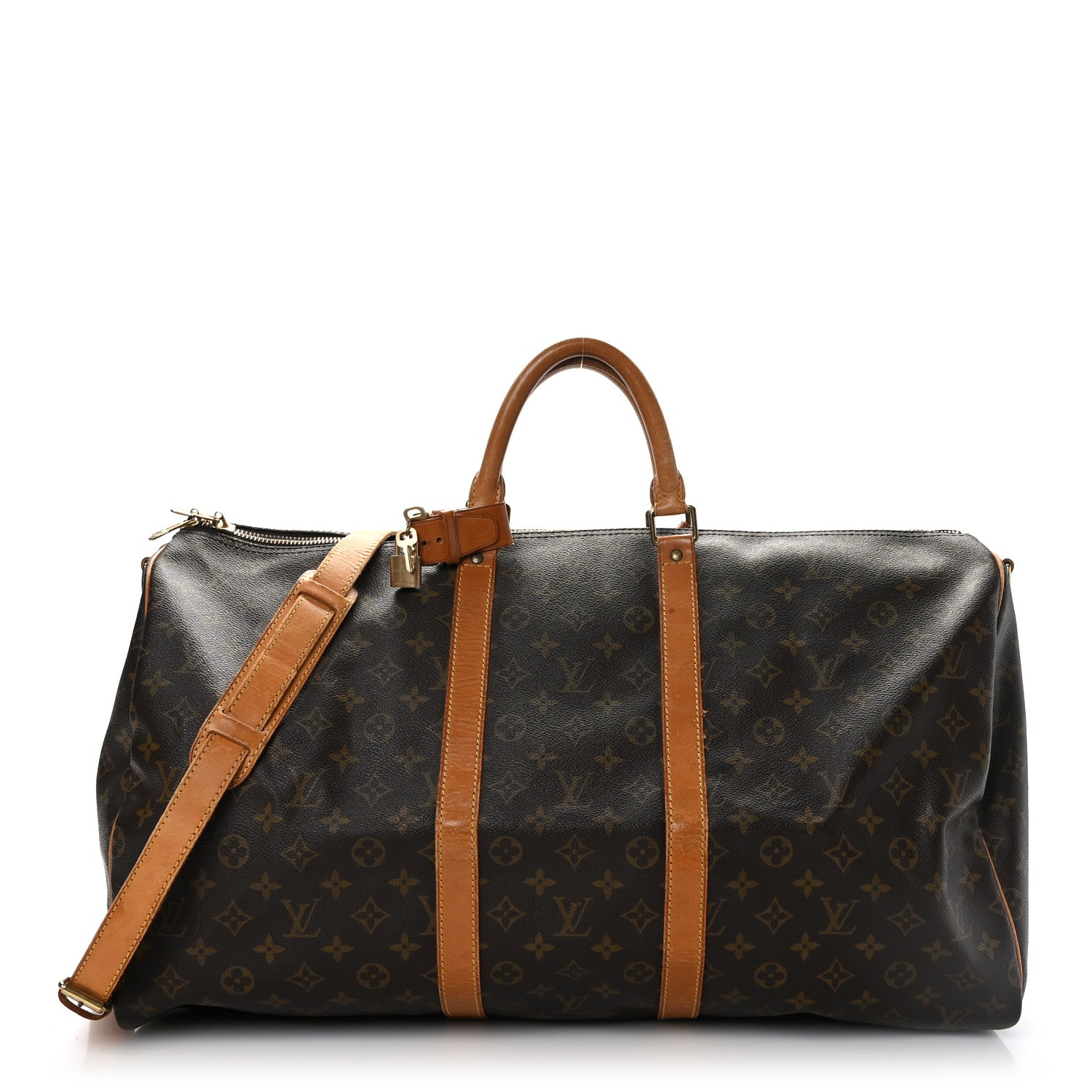 Louis Vuitton Monogram Keepall Bandouliere 55 1 of 15