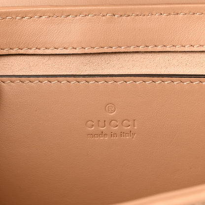Gucci Calfskin Matelasse Aria Mini GG Marmont Shoulder Bag Camelia 6 of 11
