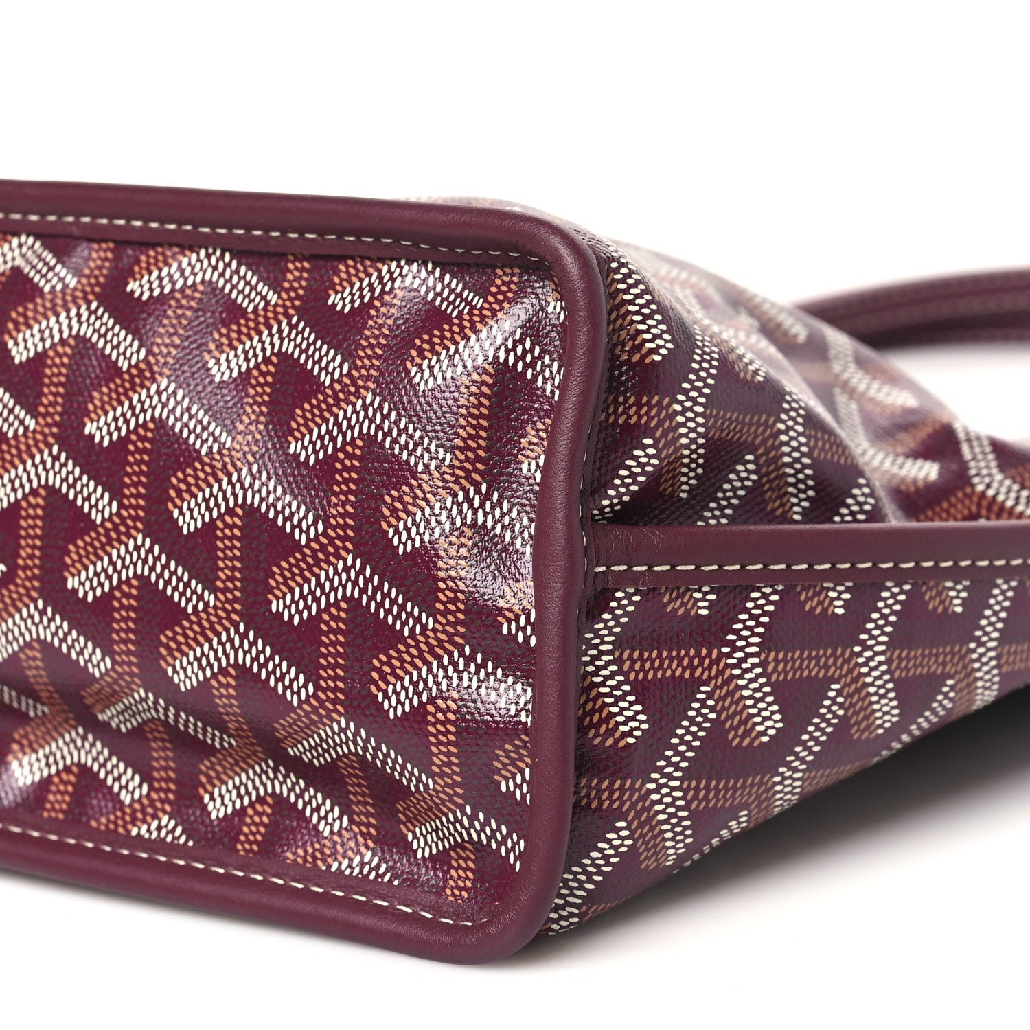 Goyard Goyardine Reversible Mini Anjou Burgundy 15 of 16