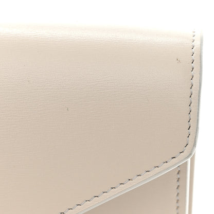 Celine Shiny Calfskin Triomphe Margo Wallet on Chain Light Stone 14 of 15