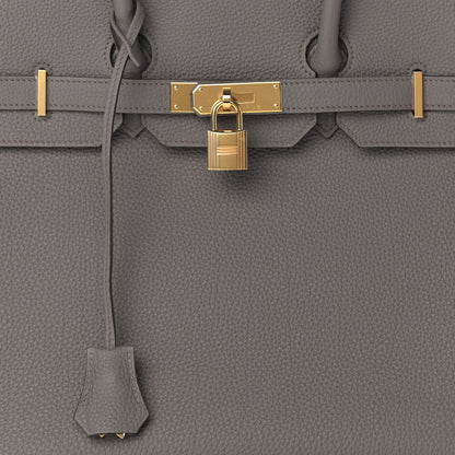 Hermes Togo Birkin 35 Etain 8 of 12