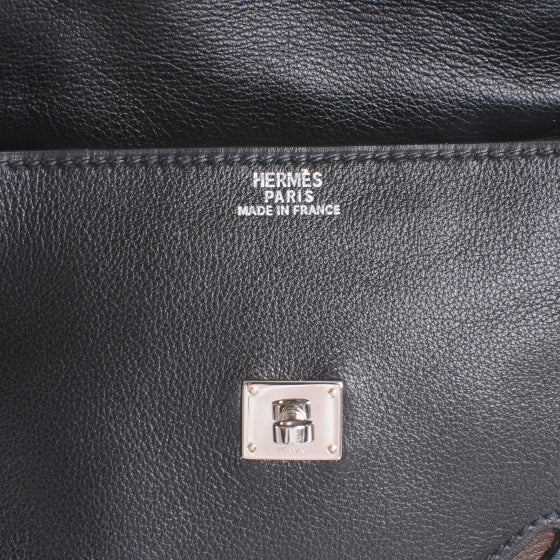 Swift Quelle Idole Kelly Doll Handbag Noir and Havane RARE