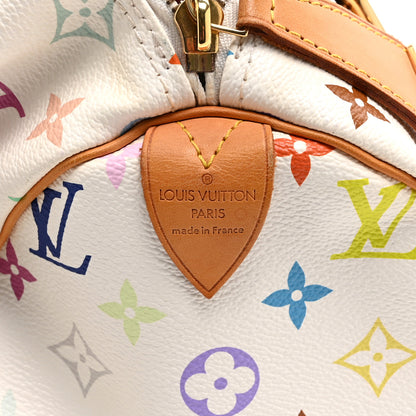 Louis Vuitton Monogram Multicolor Speedy 30 White 11 of 19