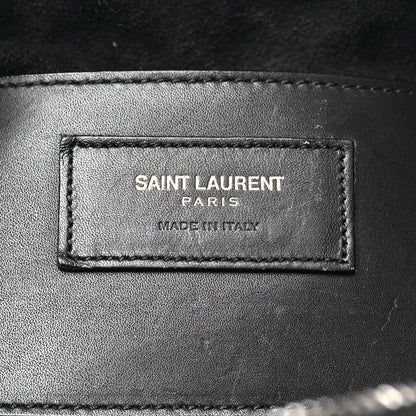 Saint Laurent Calfskin Classic Baby Duffle Navy Blue 6 of 15