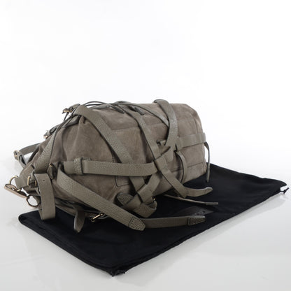 Alexander Wang Suede Kirsten Satchel Grey 4 of 7