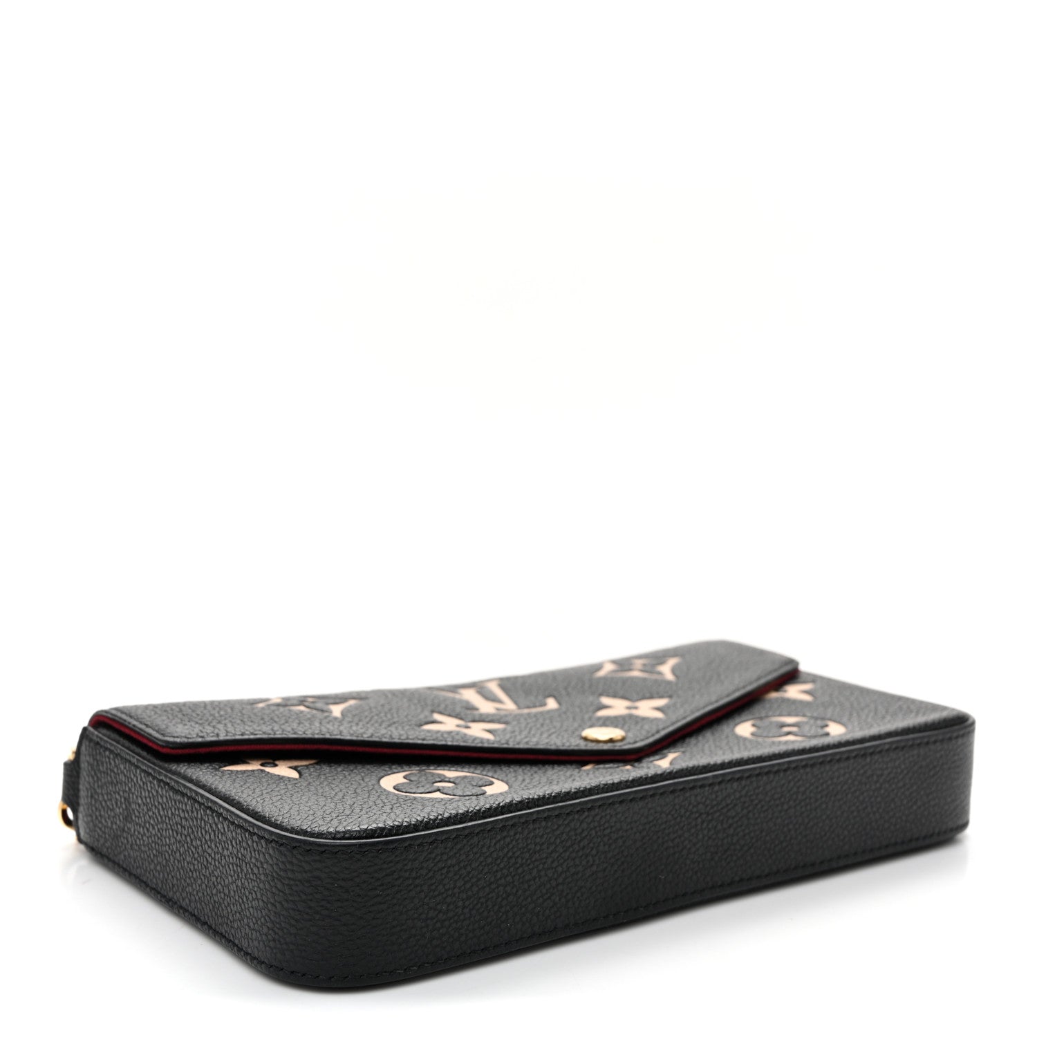 Louis Vuitton Empreinte Monogram Giant Felicie Pochette Black Beige 5 of 10