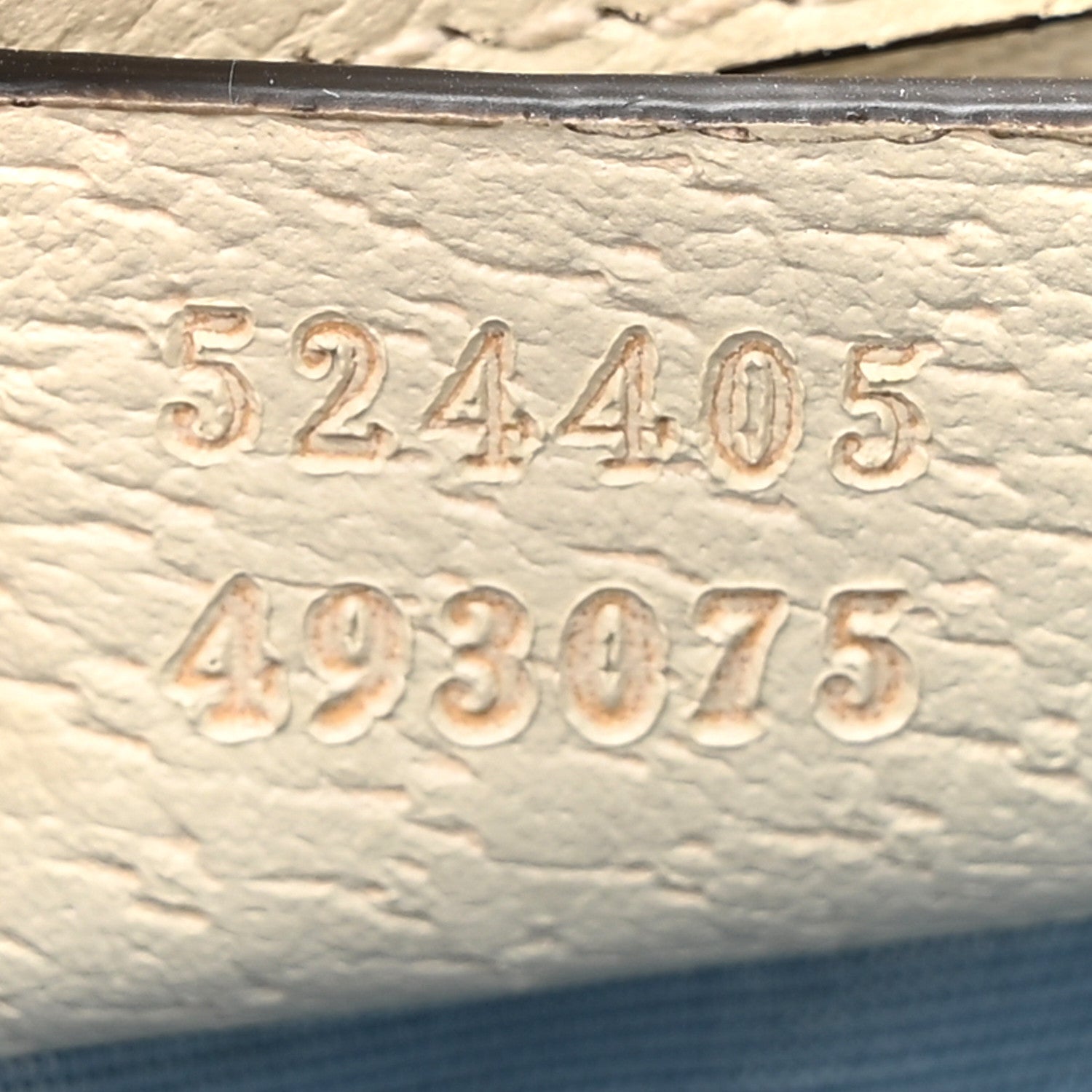 Gucci Textured Calfskin Bee Star Print Small Sylvie Shoulder Bag Mystic White 8 of 15