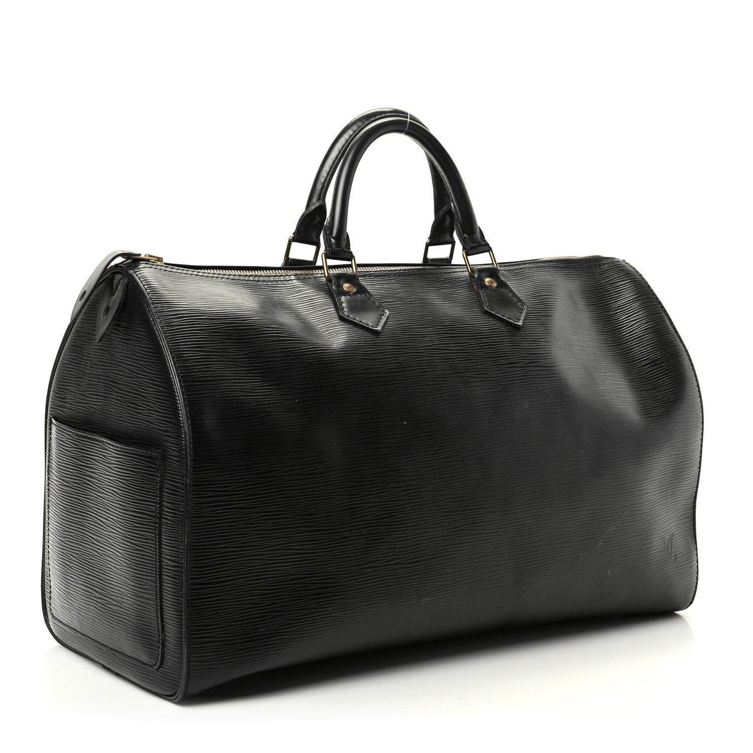 Louis Vuitton Epi Speedy 40 Black 3 of 9