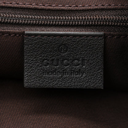 Gucci Monogram Large New Ladies Web Hobo Dark Brown 6 of 10