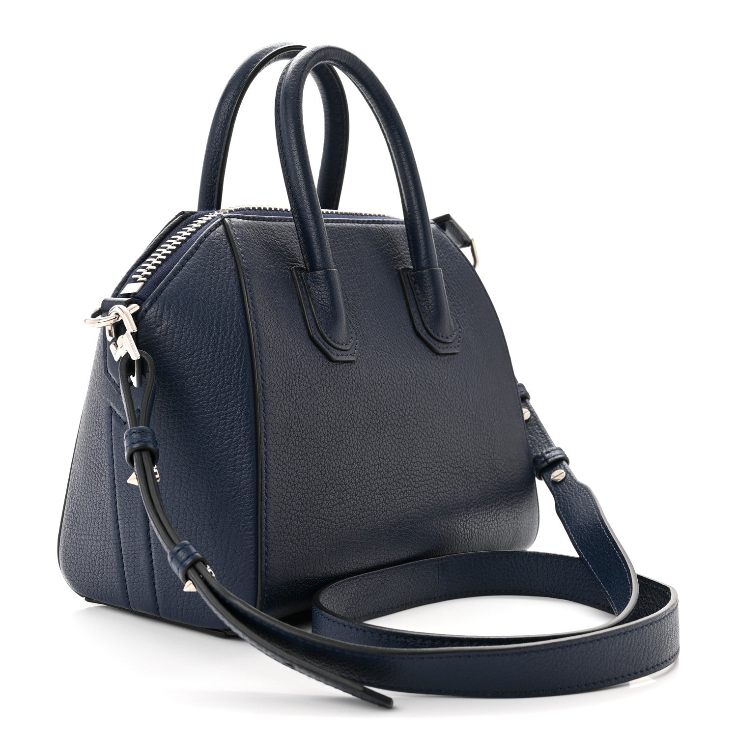 Givenchy Sugar Goatskin Mini Antigona Night Blue 3 of 10