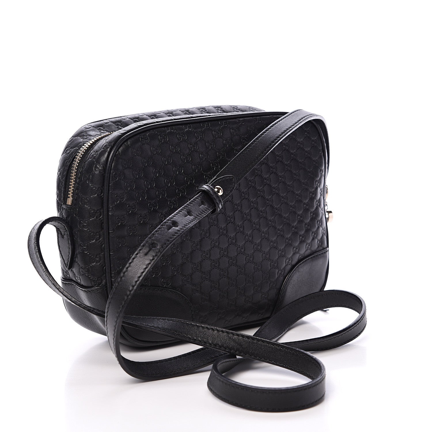 Gucci Microguccissima Mini Bree Messenger Bag Black 2 of 14