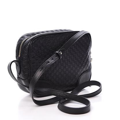 Gucci Microguccissima Mini Bree Messenger Bag Black 2 of 14