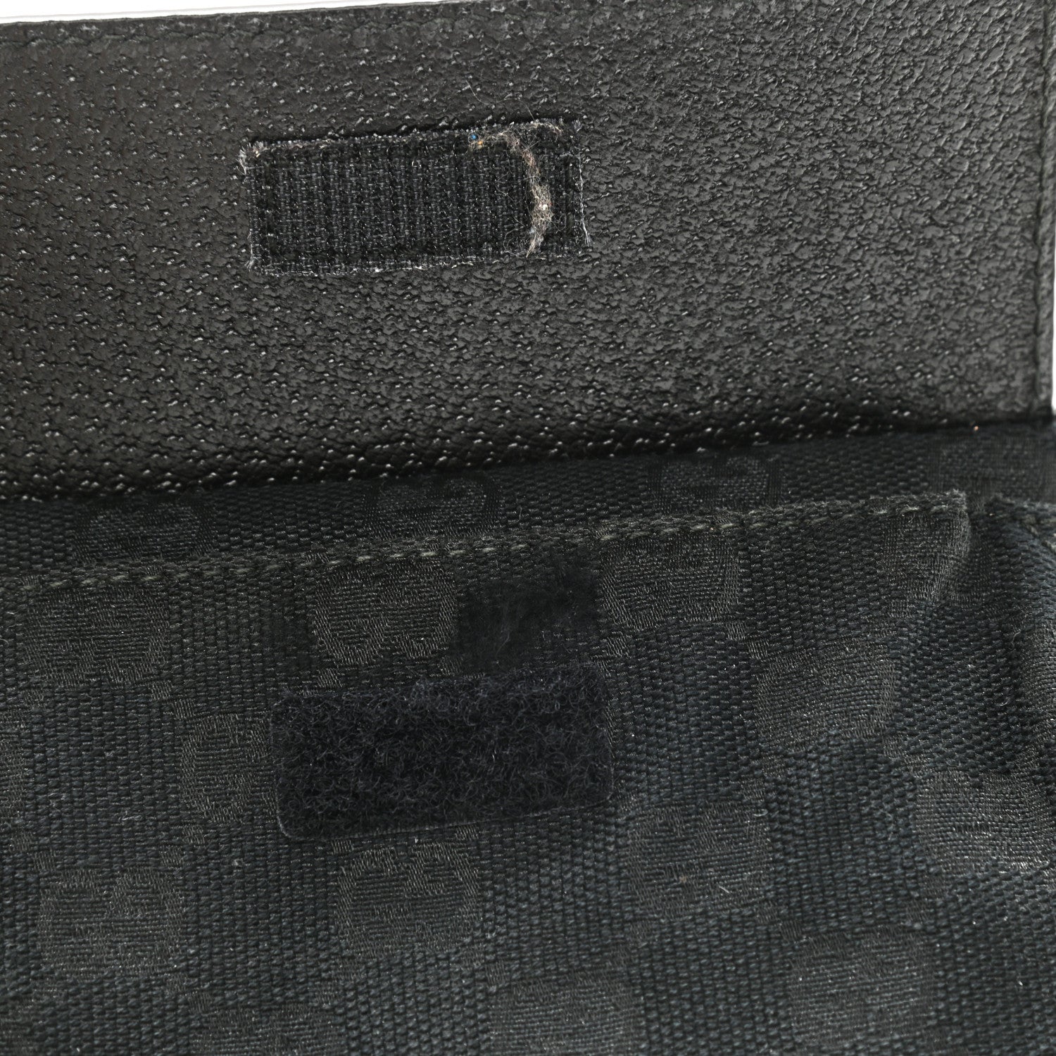 Gucci GG Monogram Web Double Pocket Belt Bag Black 10 of 12