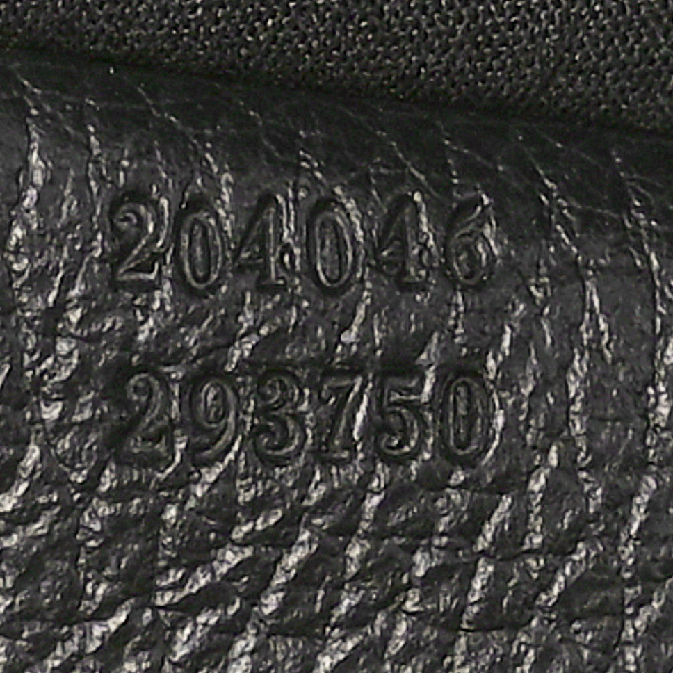 Gucci Monogram Textured Dollar Calfskin Suitcase Luggage Beige Black 7 of 10