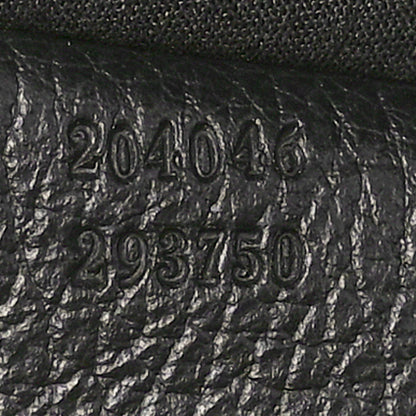 Gucci Monogram Textured Dollar Calfskin Suitcase Luggage Beige Black 7 of 10