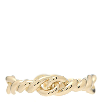 David Yurman 18K Yellow Gold 5mm Continuance Ring 54 7 1 of 4