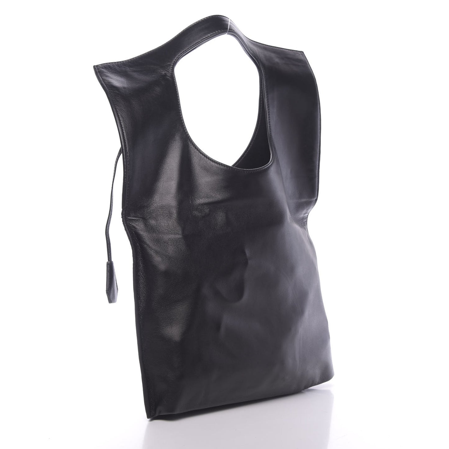 Ramskin Small Alix Padlock Zip Shoulder Bag Black