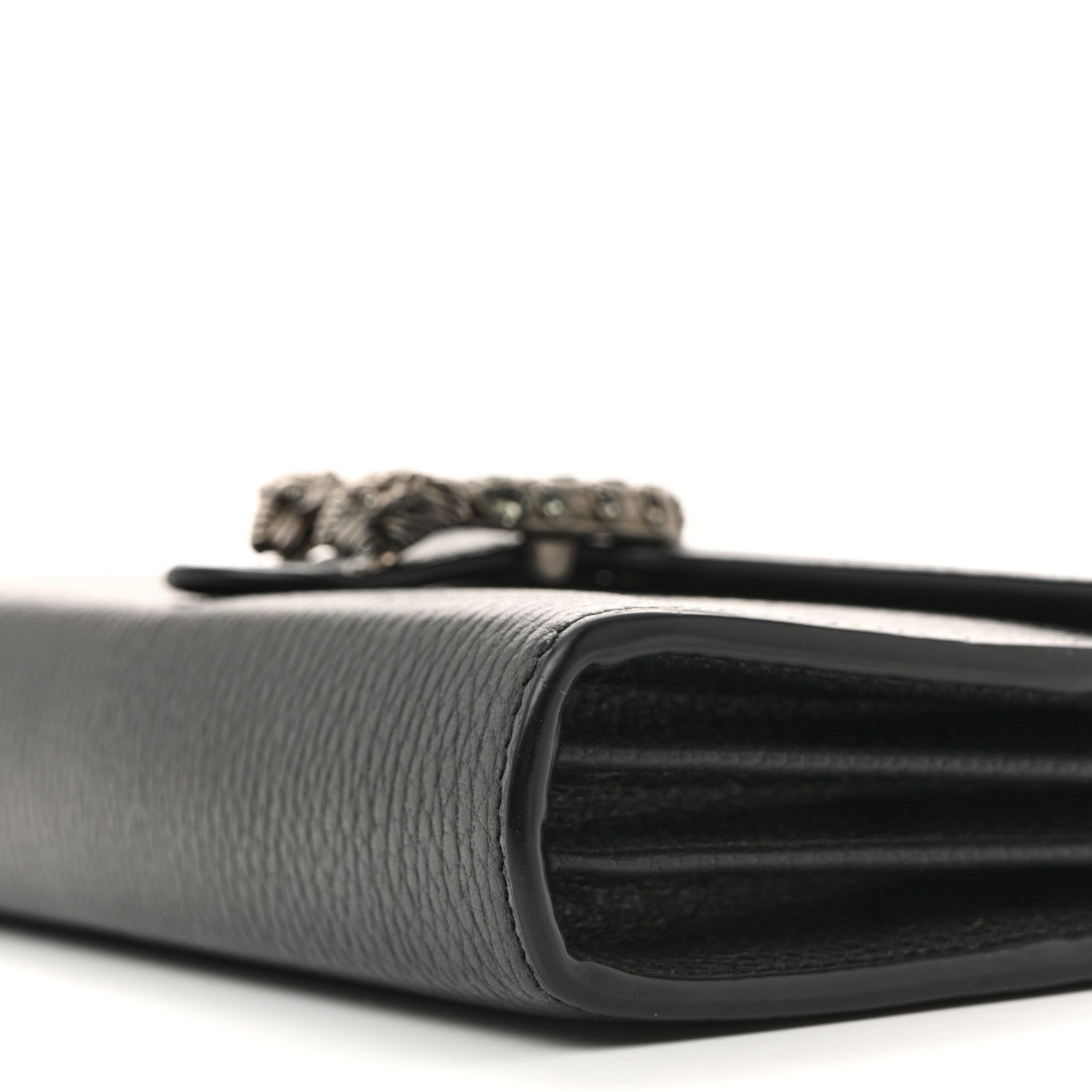 Gucci Calfskin Mini Dionysus Chain Wallet Black 9 of 9