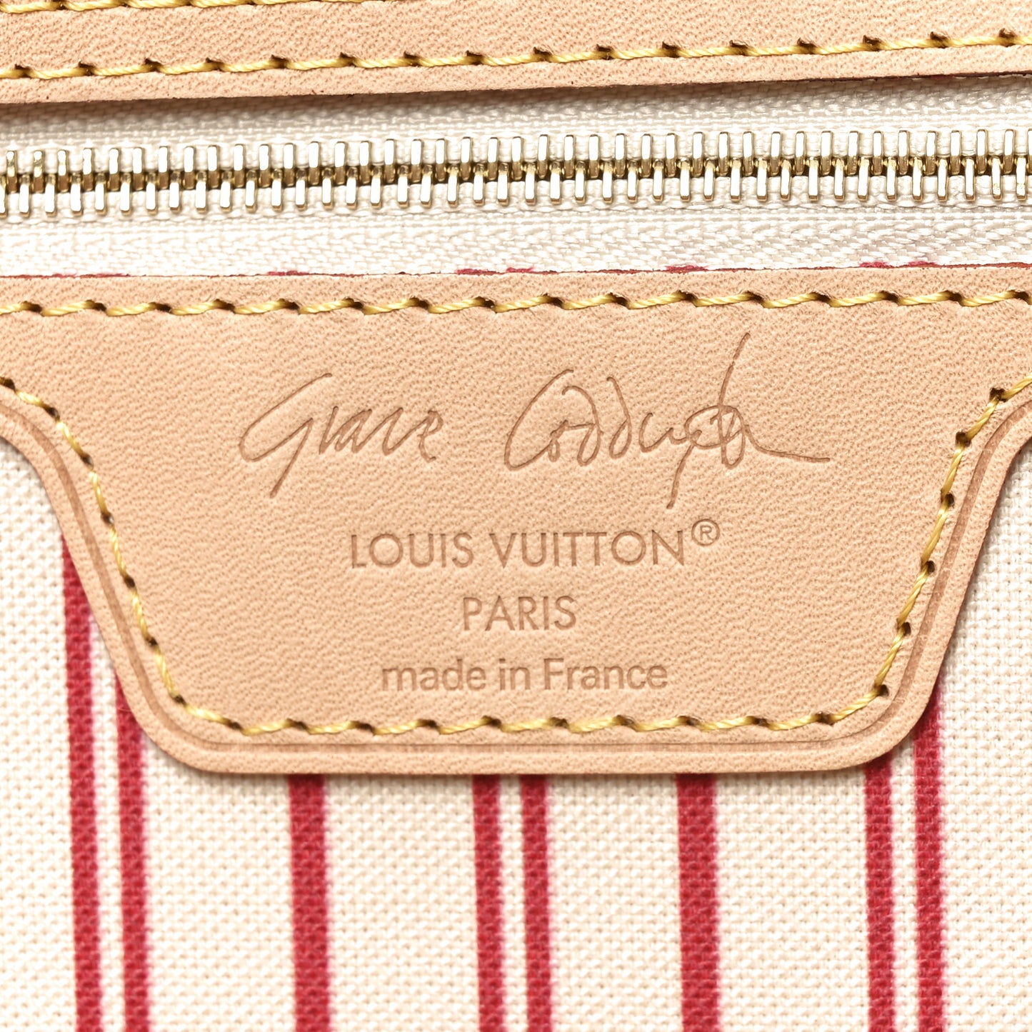 Monogram LV Travels With Grace Coddington Inside Out Neverfull Bandouliere GM