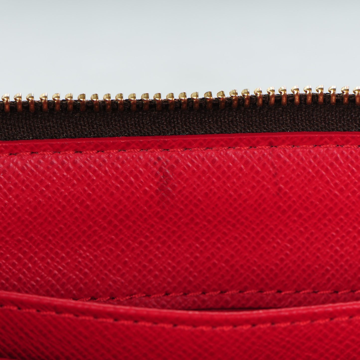 Damier Ebene Complice Trunks and Bags Wallet Red