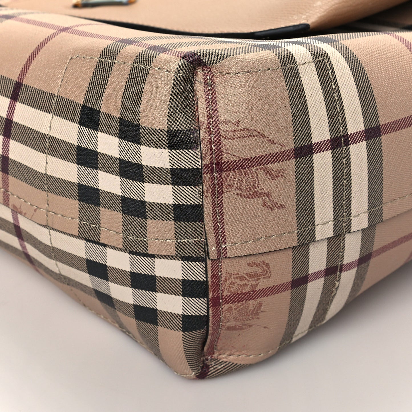 Lambskin Quilted East West Flap Red