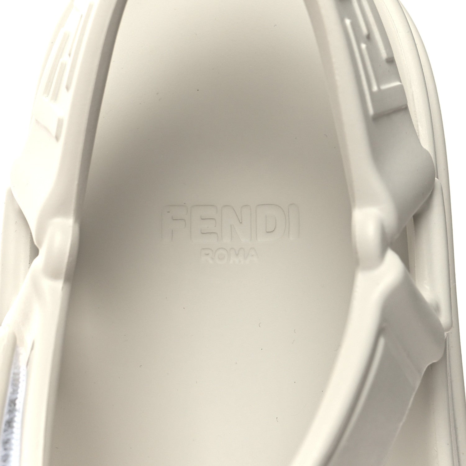 Fendi Rubber FF Sporty Hiker 25mm Sandals 38 Chalk 7 of 8