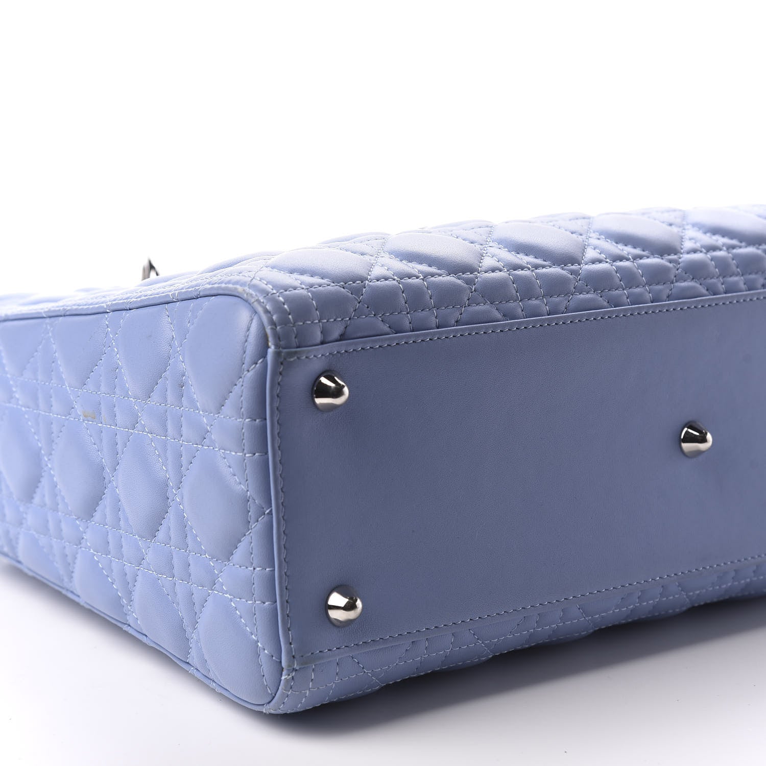 Christian Dior Lambskin Cannage Large Lady Dior Jean 5 of 8