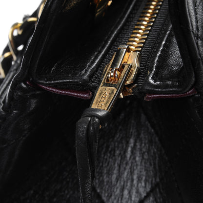 Chanel Lambskin Quilted Shoulder Bag Black 5 of 9