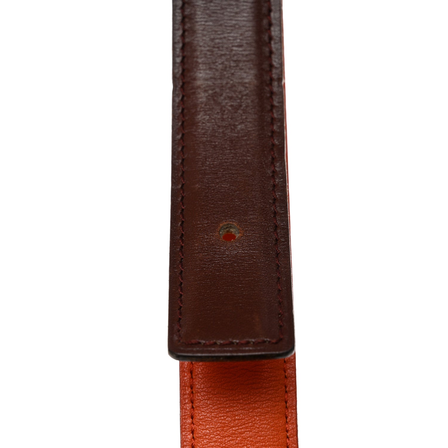 Hermes Box Gulliver 38mm Constance H Belt 70 Havane Orange 7 of 8