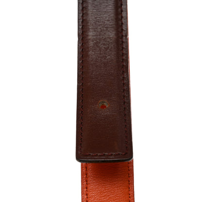 Hermes Box Gulliver 38mm Constance H Belt 70 Havane Orange 7 of 8