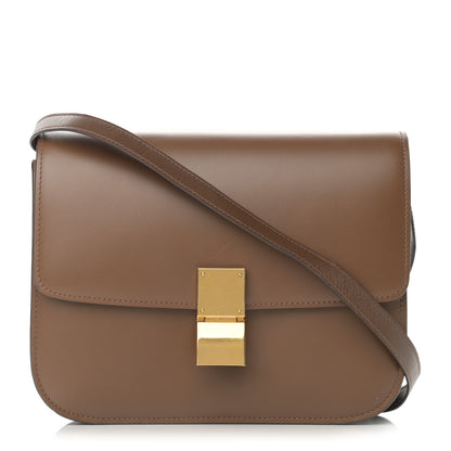 Celine Box Calfskin Medium Classic Box Flap Bag Camel 1 of 17