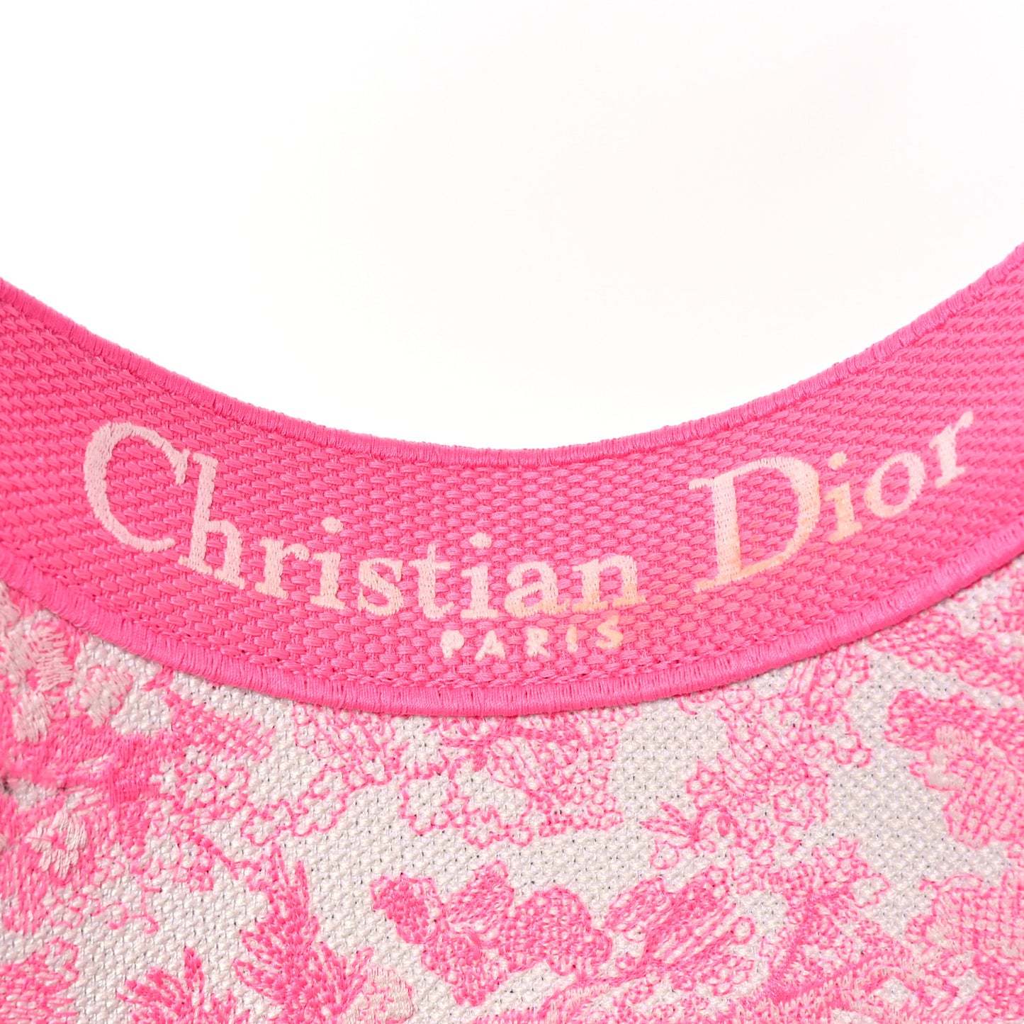 Toile De Jouy Reverse Visor Fluorescent Pink