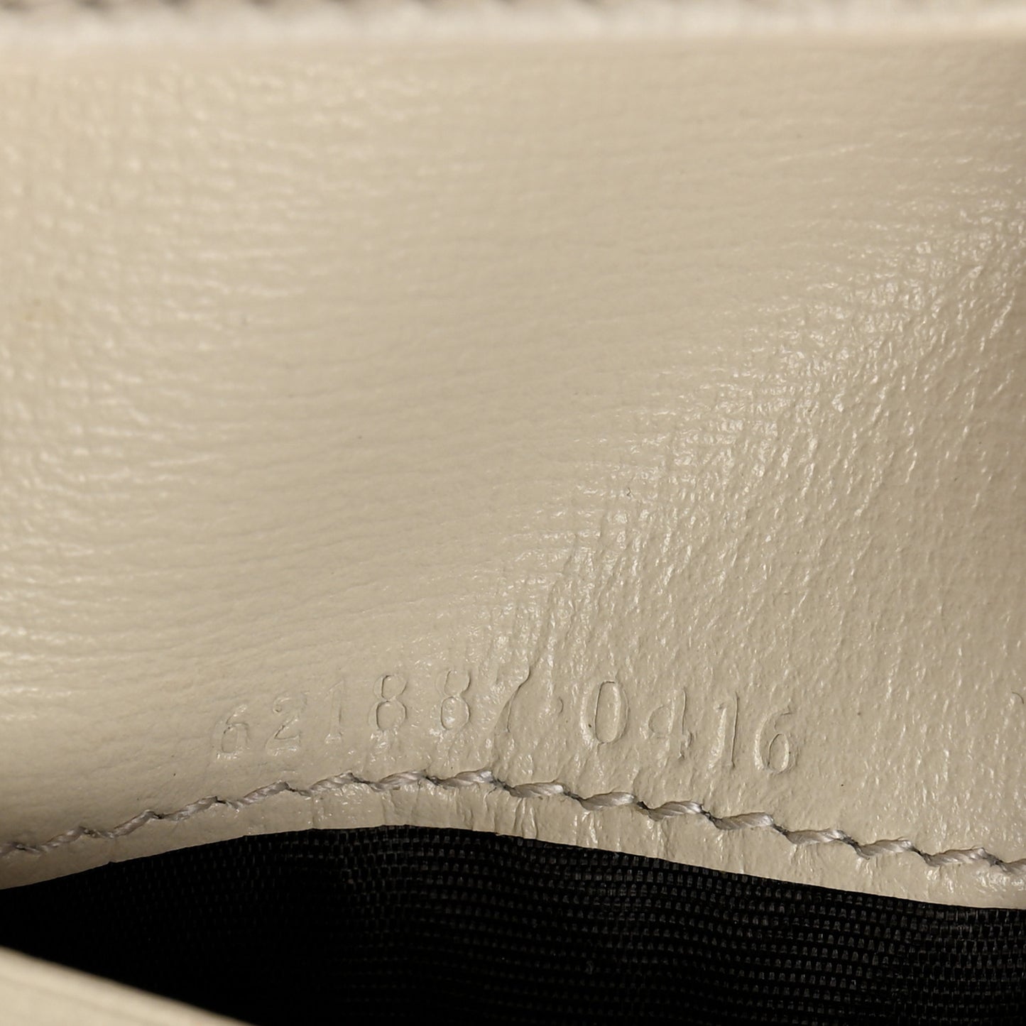 GG Supreme Monogram Azalea Calfskin Horsebit 1955 Card Case Wallet Beige Ebony Mystic White