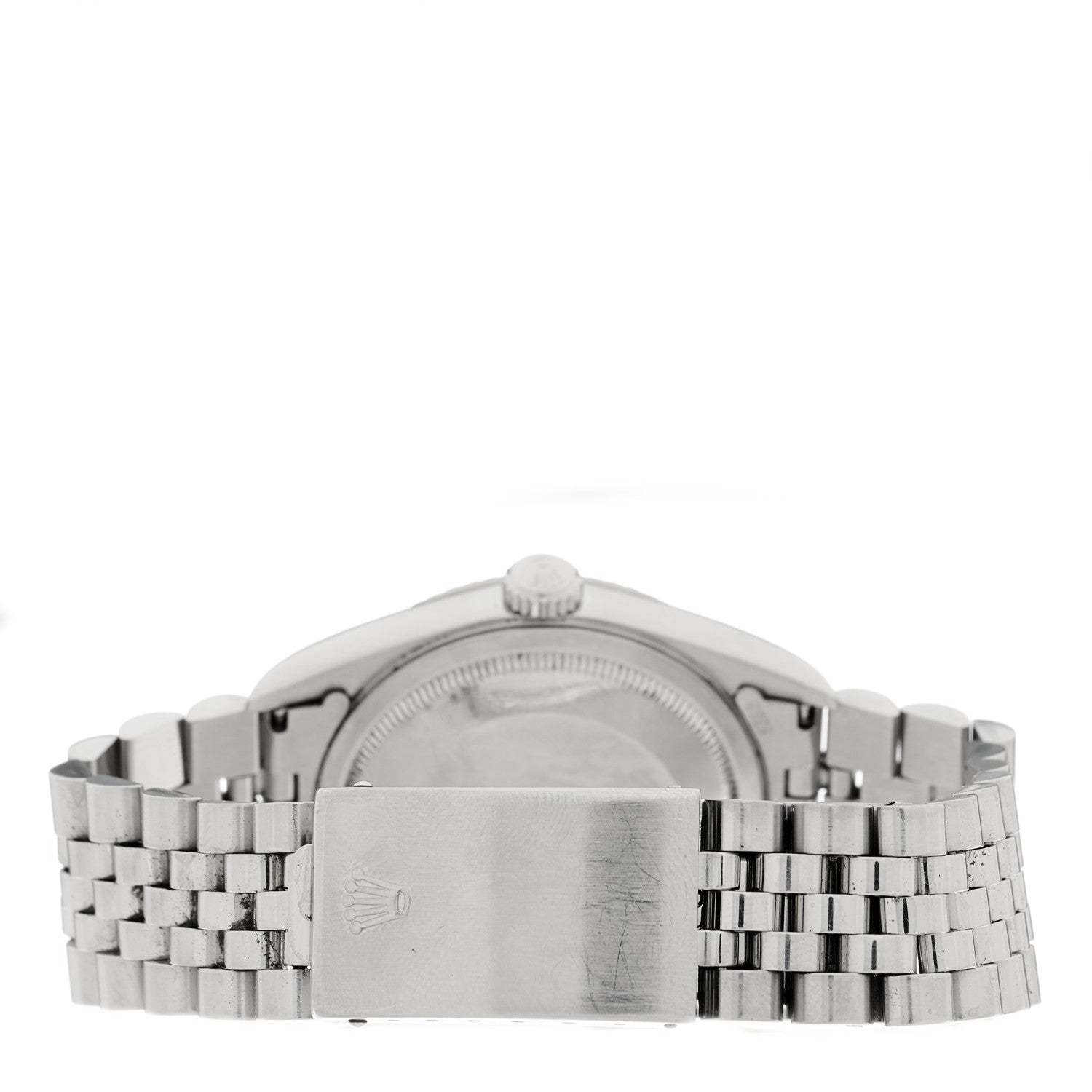 Rolex Stainless Steel 18K White Gold Diamond 36mm Oyster Perpetual Datejust Watch Blue 16234 3 of 5