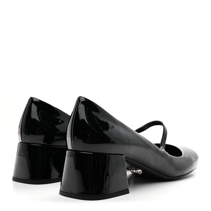Prada Patent Mary Jane 45mm Pumps 38.5 Black 5 of 8