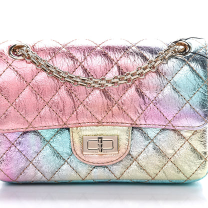 Chanel Metallic Goatskin Quilted Mini 2.55 Reissue Flap Multicolor 7 of 10