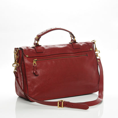 Proenza Schouler Lambskin Medium PS1 Satchel Crimson 3 of 7