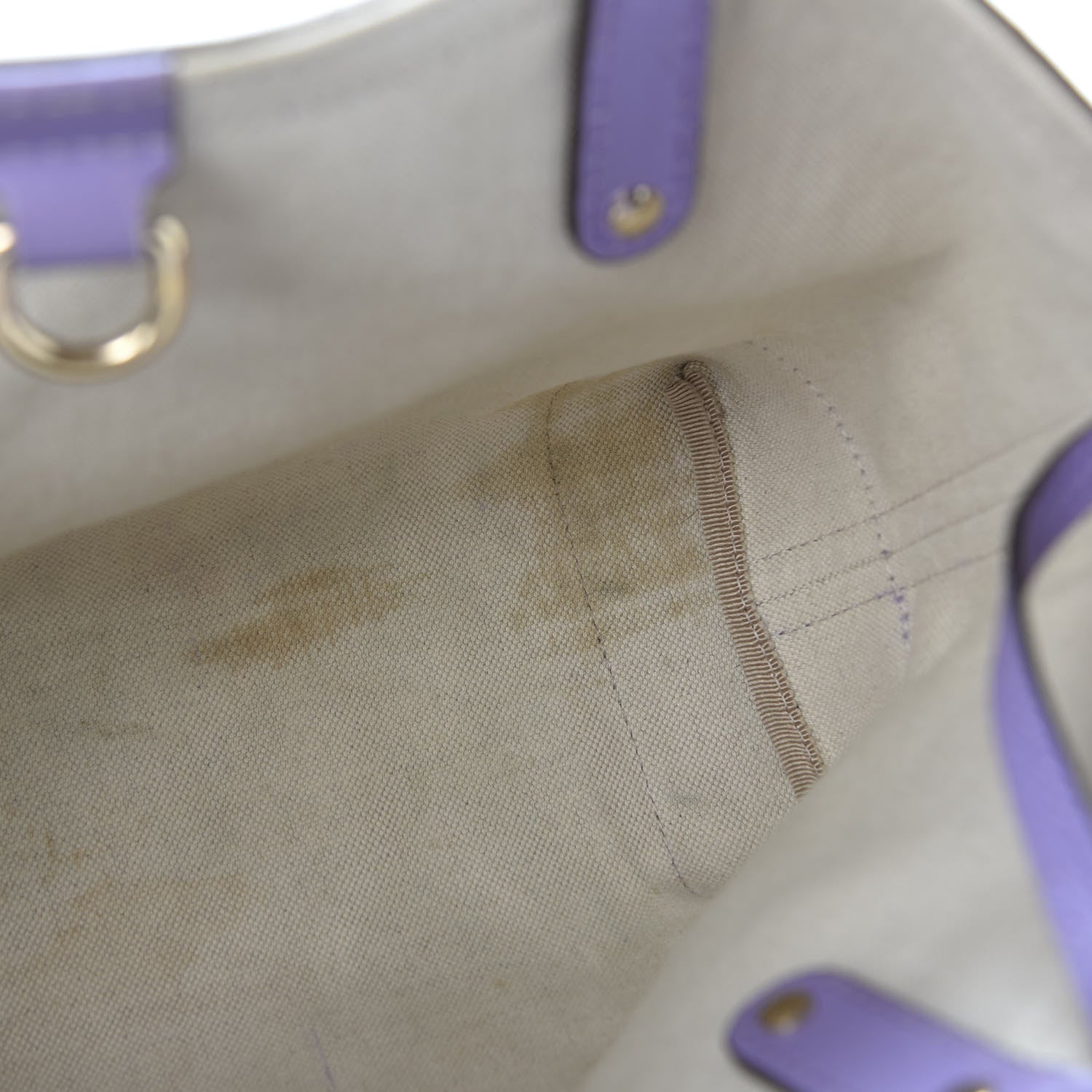 Gucci Monogram Small Craft Tote Lilac 7 of 13
