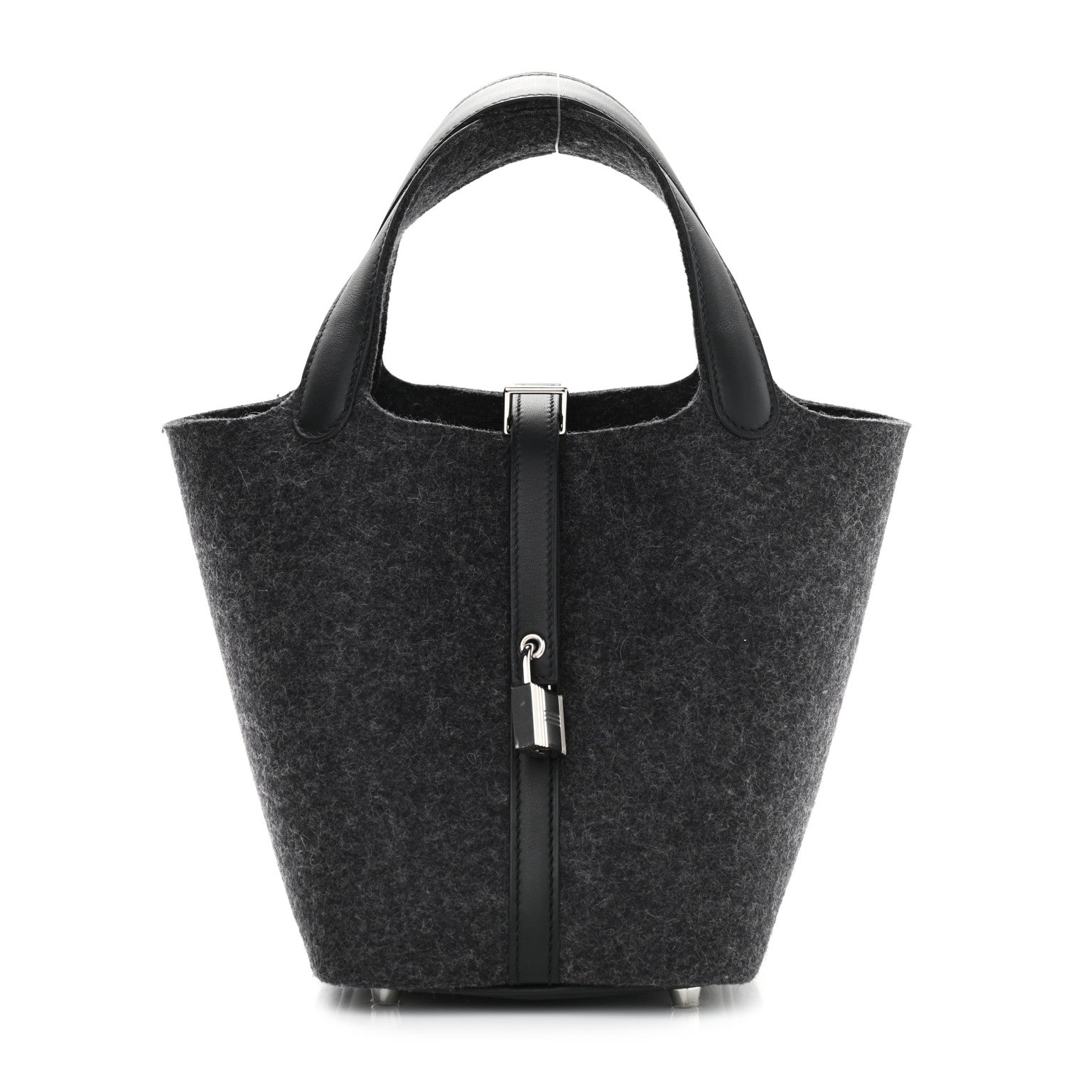 Hermes Feutre Swift Picotin Lock 18 PM Gris Moyen Black 1 of 9