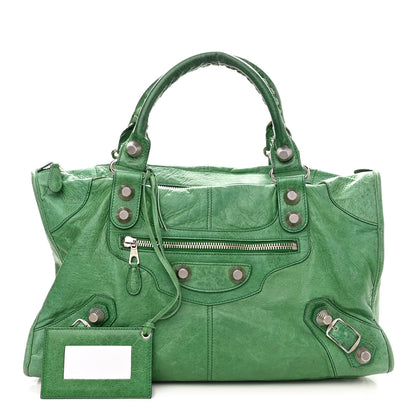 Balenciaga Agneau Giant 21 Silver Hardware Work Vert Gazon 1 of 13