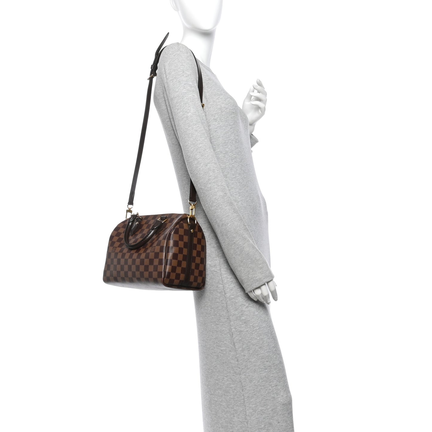Damier Ebene Speedy Bandouliere 25