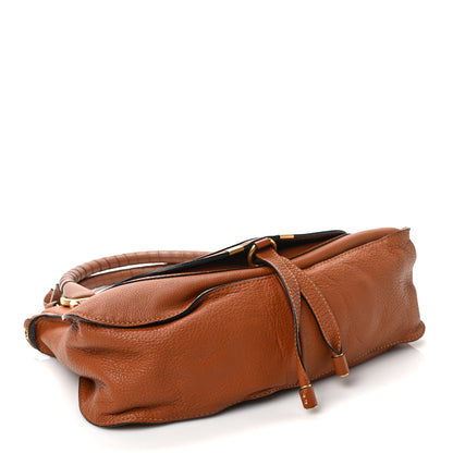 Chloe Calfskin Medium Marcie Satchel Tan 4 of 10
