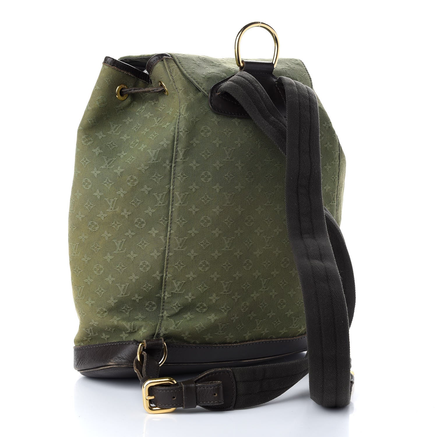 Louis Vuitton Mini Monogram Montsouris GM Backpack Kaki 3 of 16