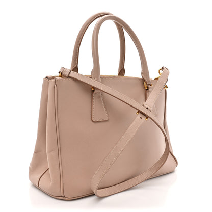 Prada Saffiano Small Galleria Double Zip Tote Cammeo 3 of 19