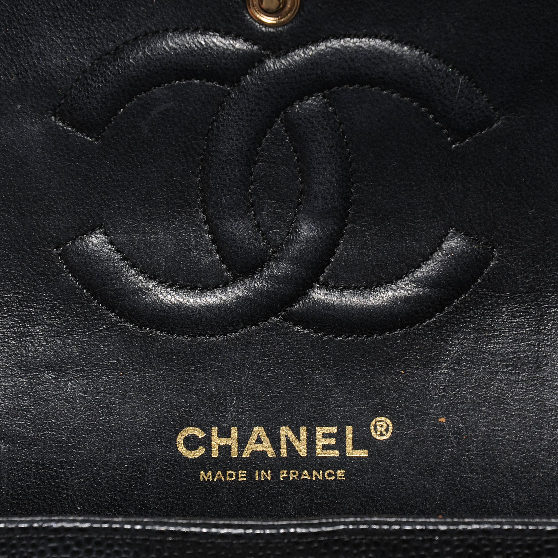 Chanel Caviar Quilted Medium Double Flap Black 5 of 7