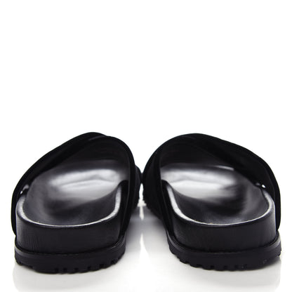 Saint Laurent Velluto Master Jimmy Joan Cross Slides 39.5 Black 7 of 10