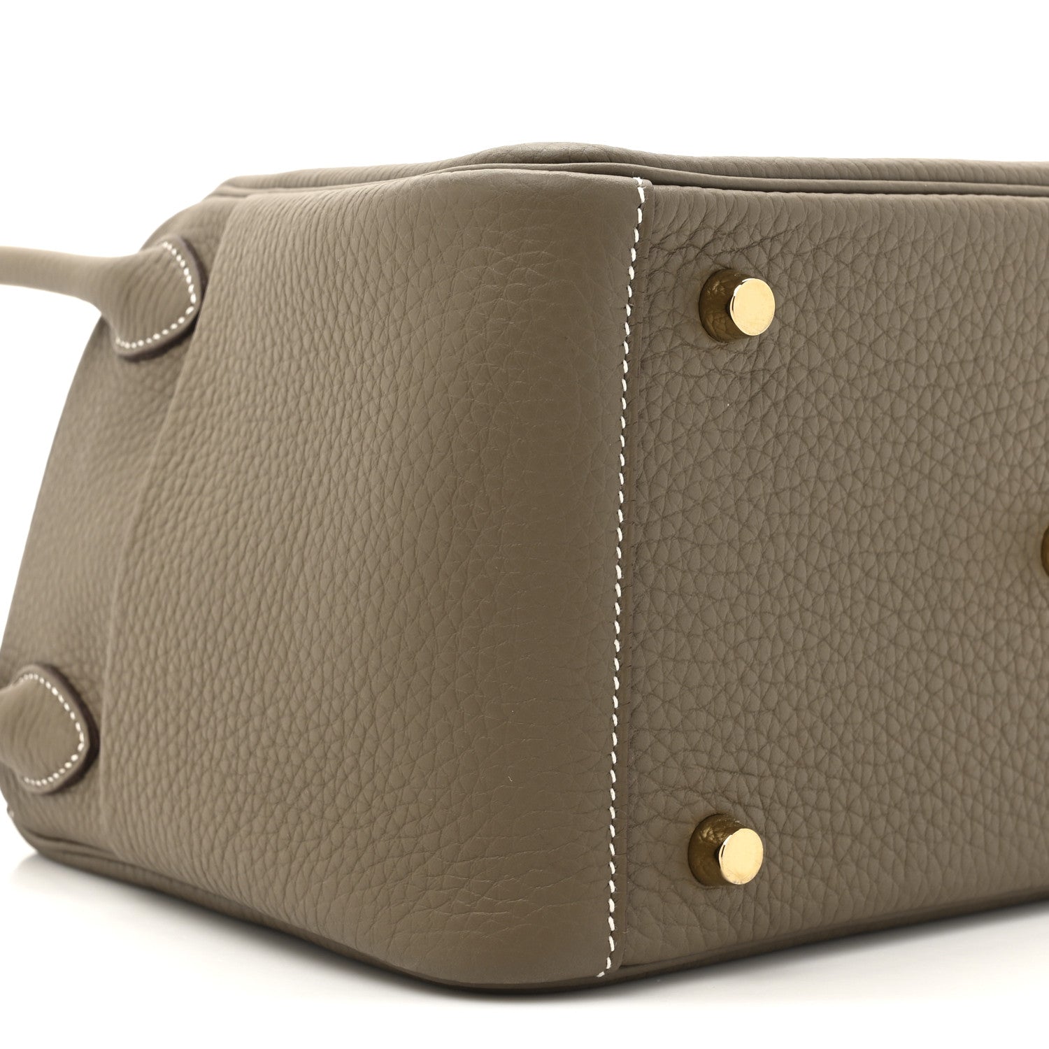 Hermes Taurillon Clemence Lindy 26 Etoupe 8 of 10