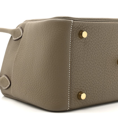 Hermes Taurillon Clemence Lindy 26 Etoupe 8 of 10