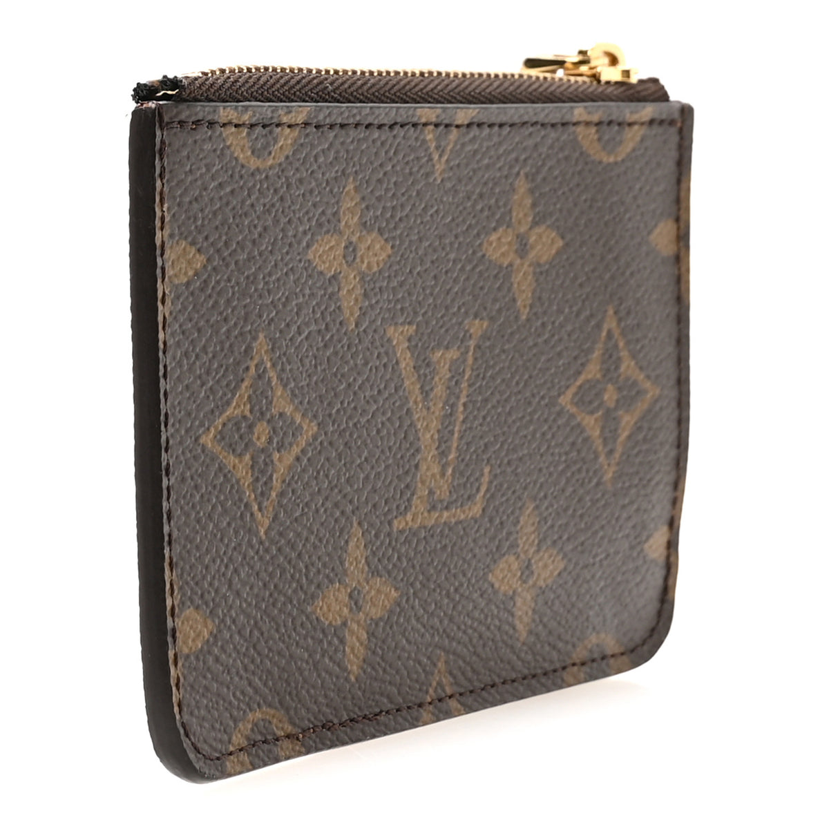 Monogram Zipped Romy Card Holder